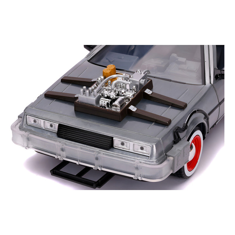 Auto Delorean 1:24 Volver Al Futuro Iii Jada Coleccionable Gris