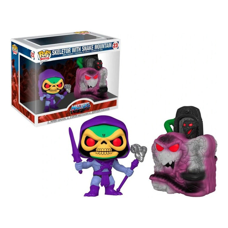 Figura De Acción Skeletor With Snake Mountain De Funko Pop! Town