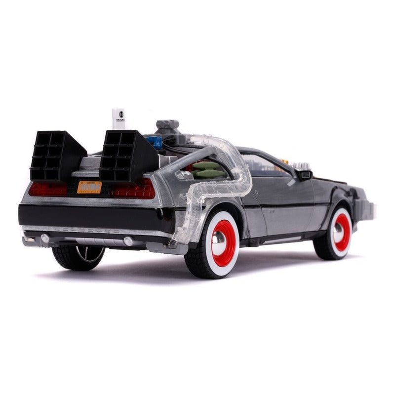 Auto Delorean 1:24 Volver Al Futuro Iii Jada Coleccionable Gris