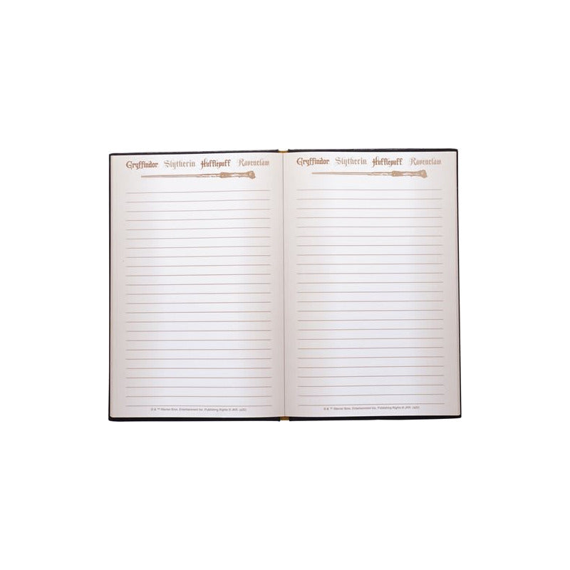 Libreta Harry Potter Hogwarts + Lápiz Varita Mágica Monogram  Hogwarts