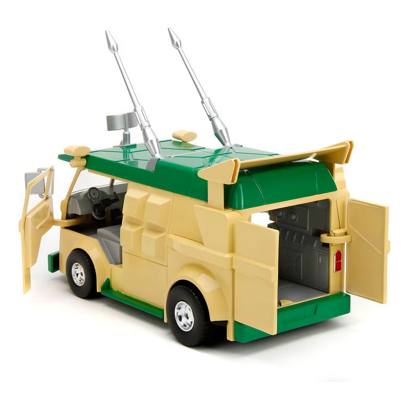 Jada Toys Vehículo Donatello & Party Wagon Escala 1:24 Las T Verde
