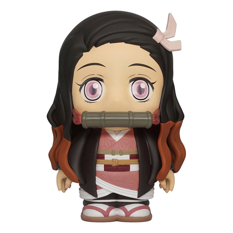 Bust Bank - Busto Alcancía Nezuko Kamado Demon Slayer - Pvc Nezuko Coral Claro Demon Slayer Nezuko Kamado 077764745027 0