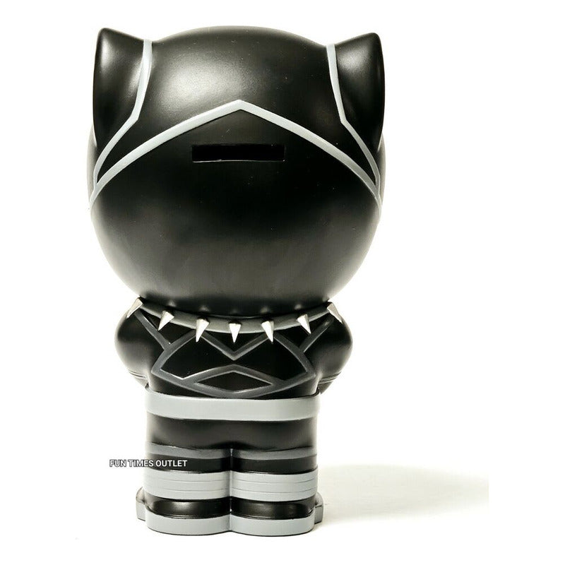 Bust Bank - Busto Alcancía Black Panther - Pvc Pantera Negra Negro Black