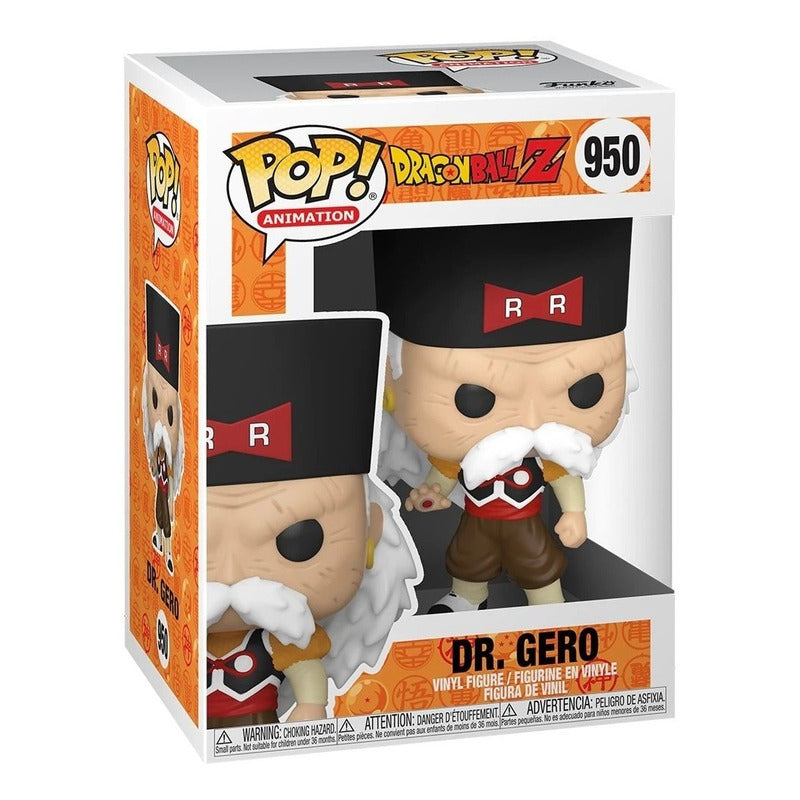 Funko Pop Animation Dragon Ball Z Dr. Gero #950 +protector