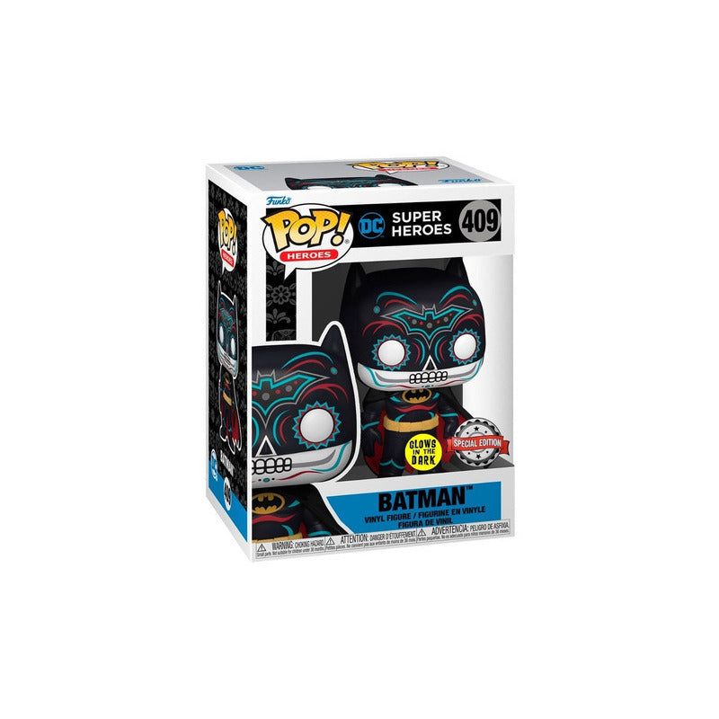 Funko Pop! Batman Dia De Los Muertos #409 Glows In The Dark