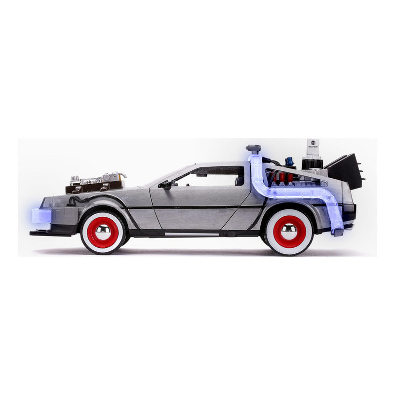 Auto Delorean 1:24 Volver Al Futuro Iii Jada Coleccionable Gris