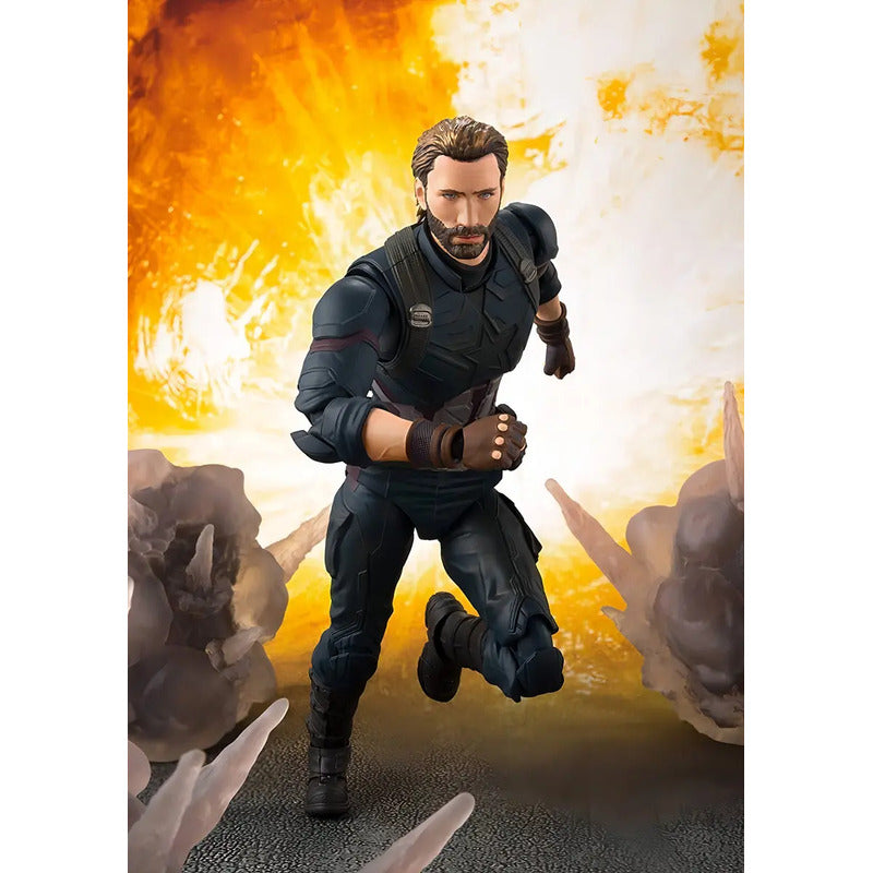 Figura Articulada Bandai Captain America Avengers 3 S.h. Figuarts