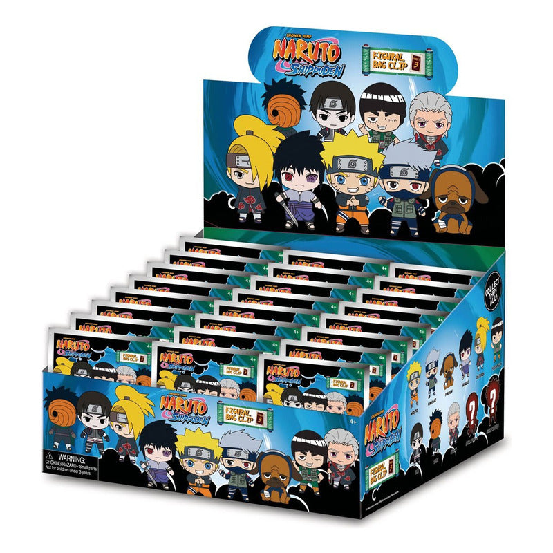 Llavero 3d Sorpresa - Naruto Shippuden - Monogram Negro Monogram  Naruto
