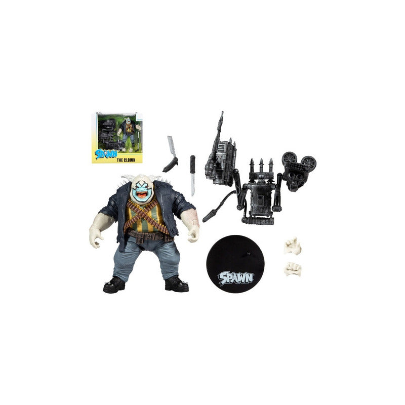 Figura De Acción The Clown Spawn Deluxe Box Set De Mcfarlane Toys