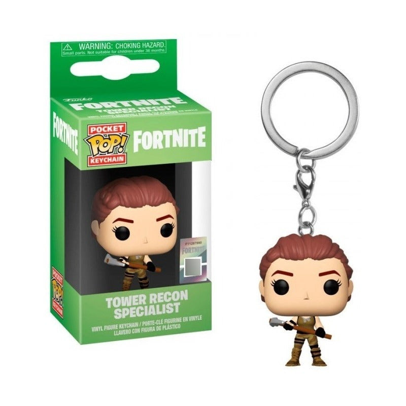 Pocket Pop ! Llavero, Tower Recon Specialist - Fortnite Verde Fornite