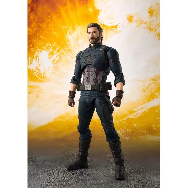 Figura Articulada Bandai Captain America Avengers 3 S.h. Figuarts