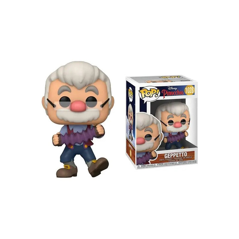Figura Pop! Funko De Geppetto Con Acordeón  Pinocho #1028