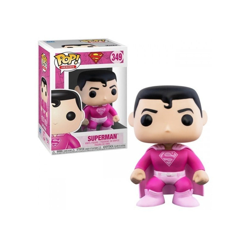 Figura De Acción Funko Pop! Heroes Superman Conciencia Del Cáncer De Mama