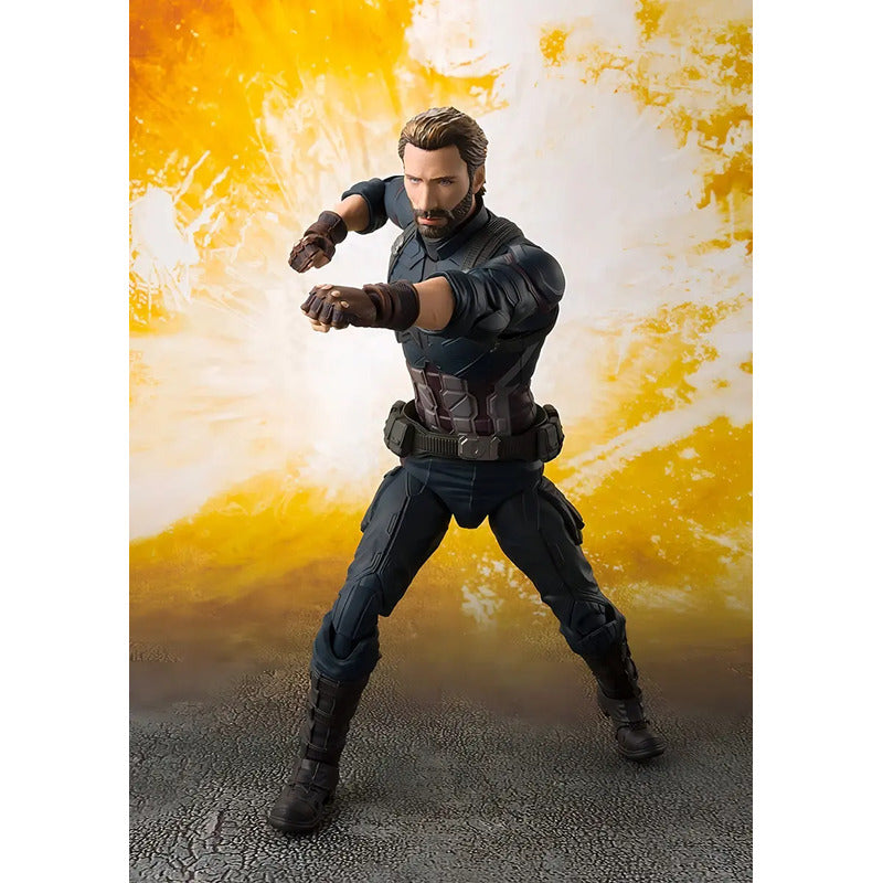 Figura Articulada Bandai Captain America Avengers 3 S.h. Figuarts