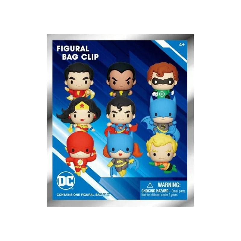 Llavero 3d Sorpresa - Dc Comics Classics - Monogram Azul Monogram