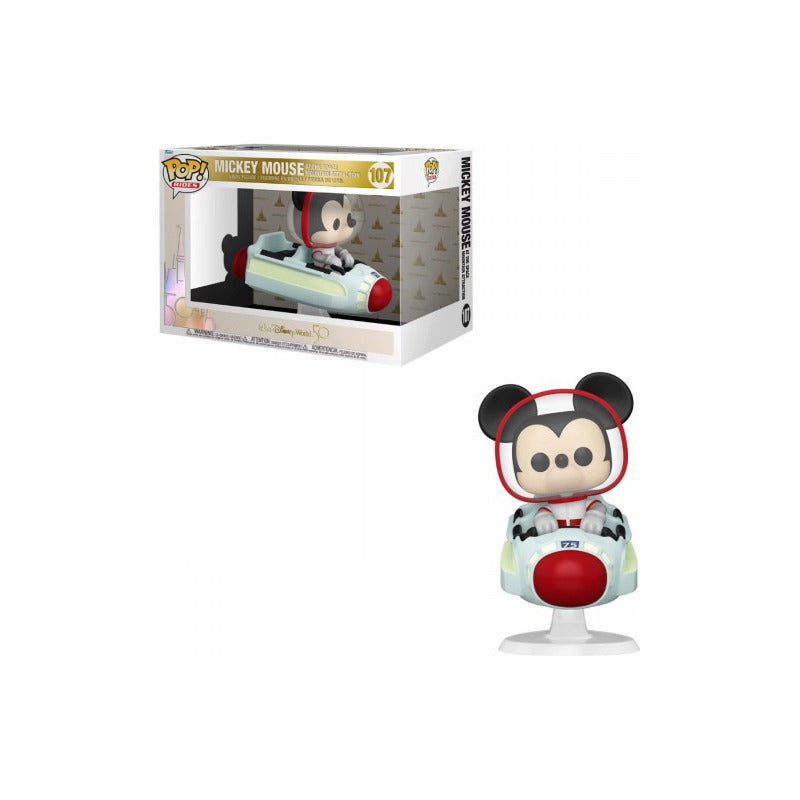 Funko Pop Mickey Mouse #107 Montaña Espacial Disney Original Color Mickey Mouse #107 / Disney World 50 Aniversario
