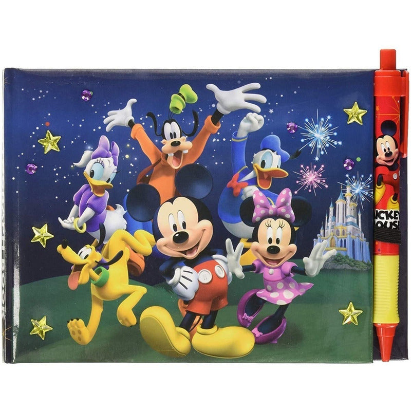 Libreta Mickey Mouse + Lápiz - Monogram